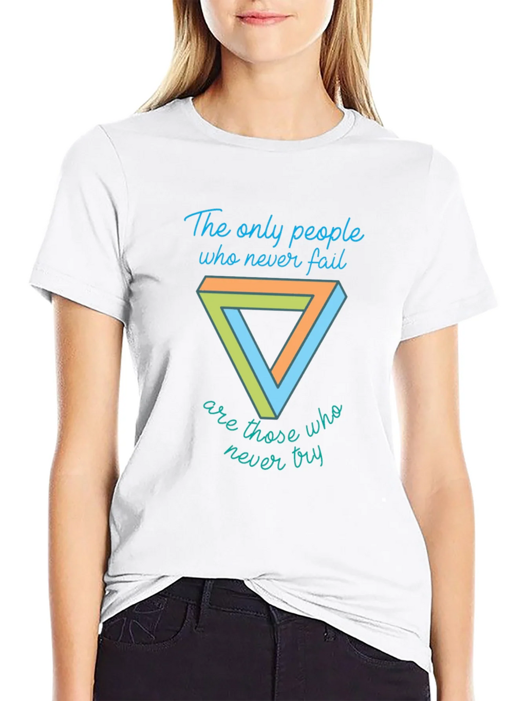 Motivational T-Shirt - Penrose Triangle Graphic Tee product image 8