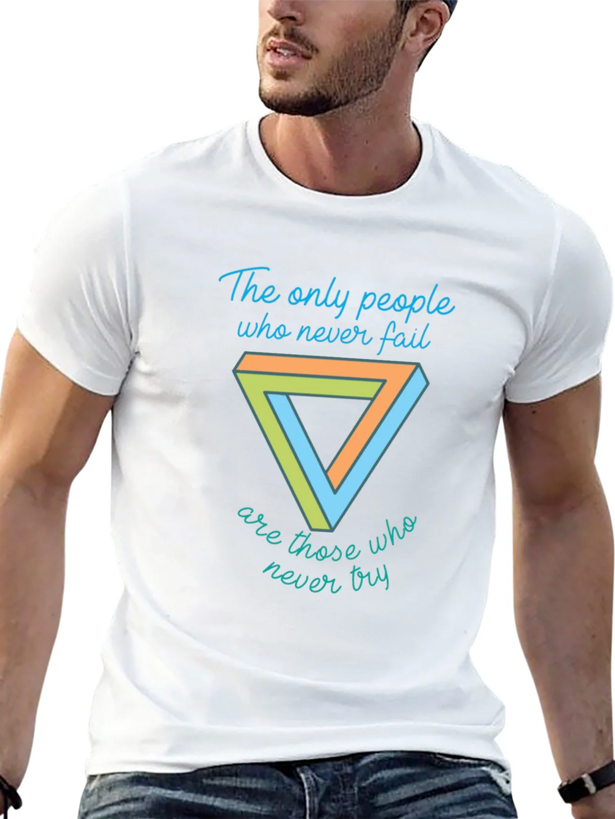 Motivational T-Shirt - Penrose Triangle Graphic Tee product image 11
