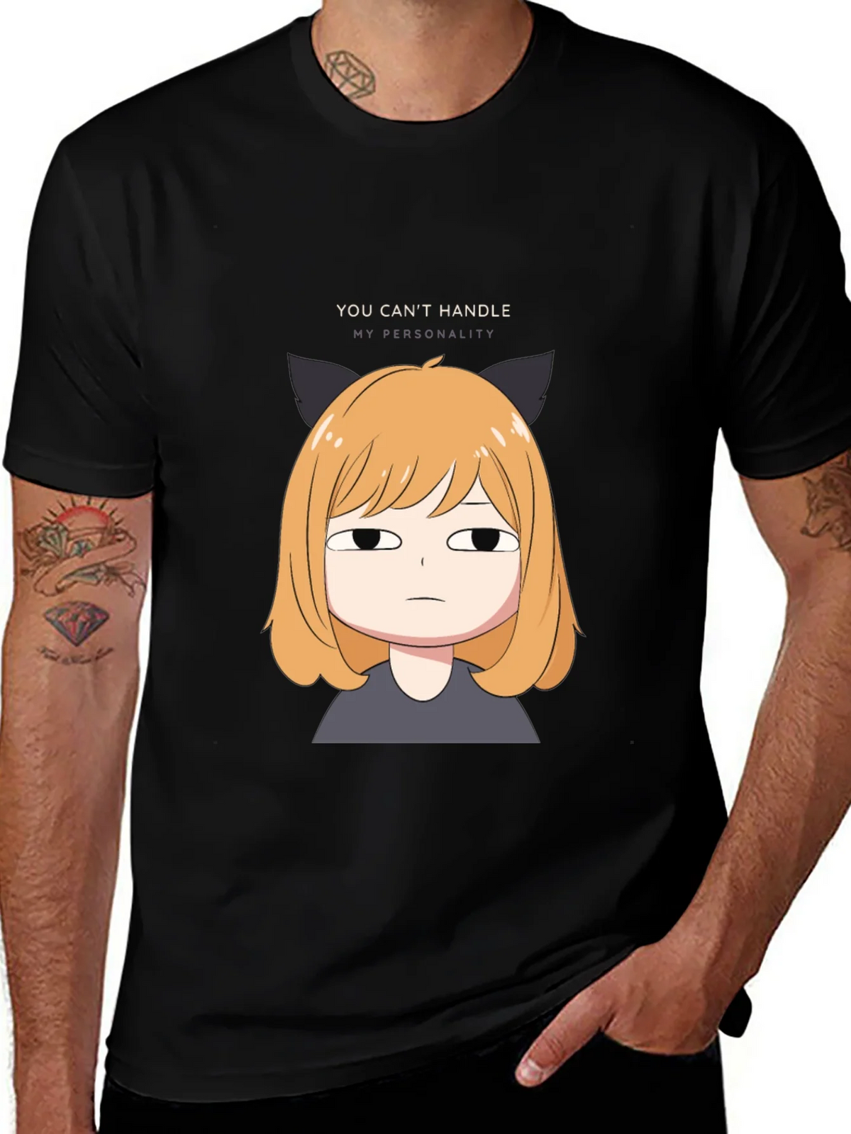 Sarcastic Anime Girl T-Shirt product image 1