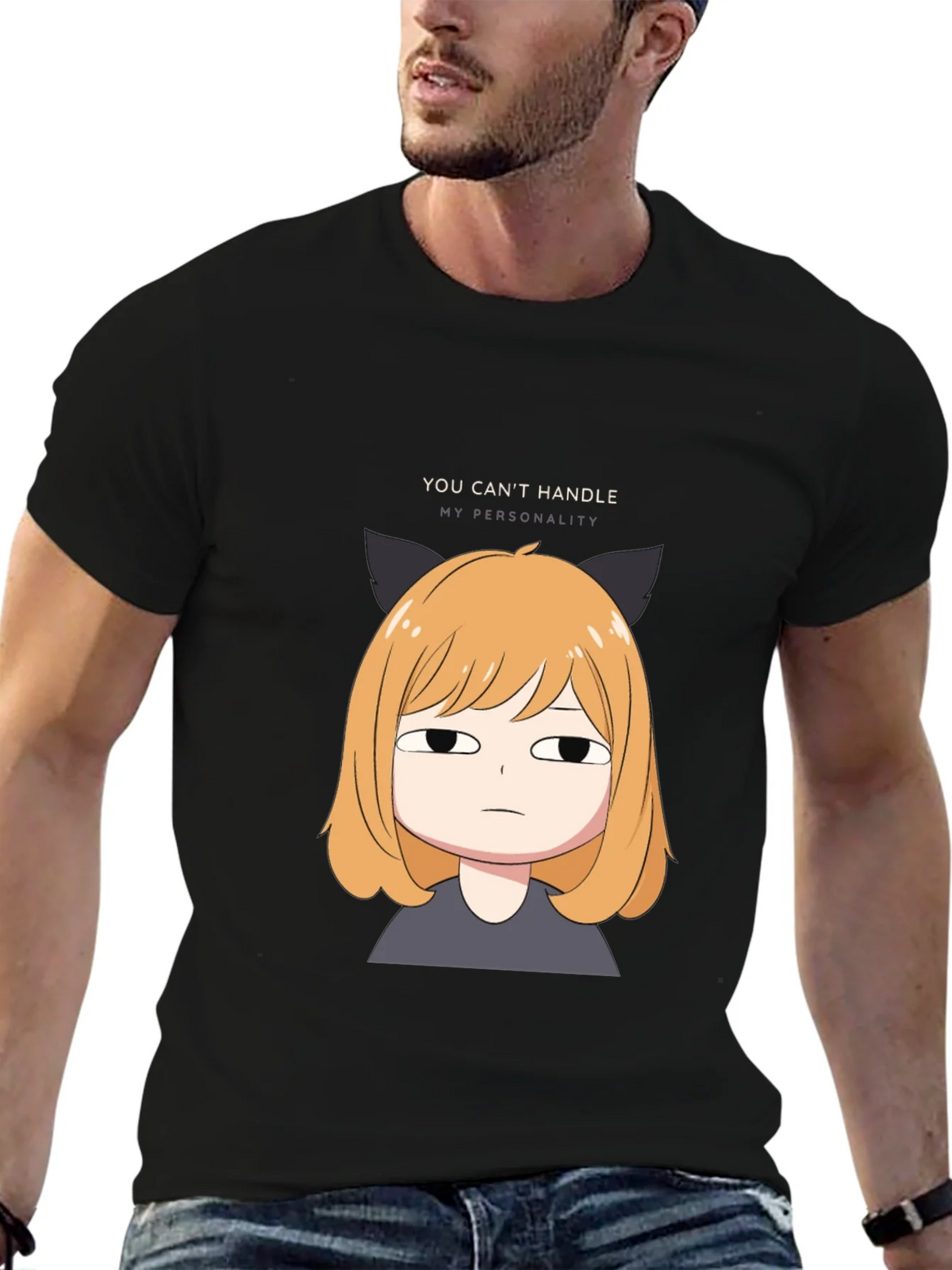 Sarcastic Anime Girl T-Shirt product image 6