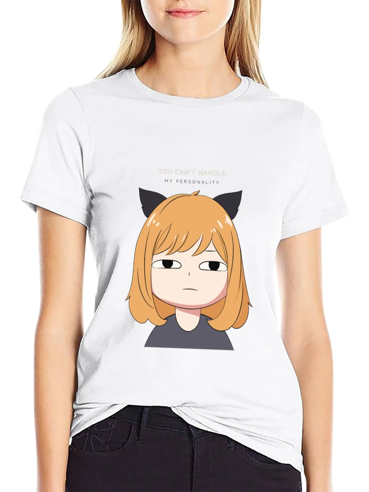 Sarcastic Anime Girl T-Shirt product image 8