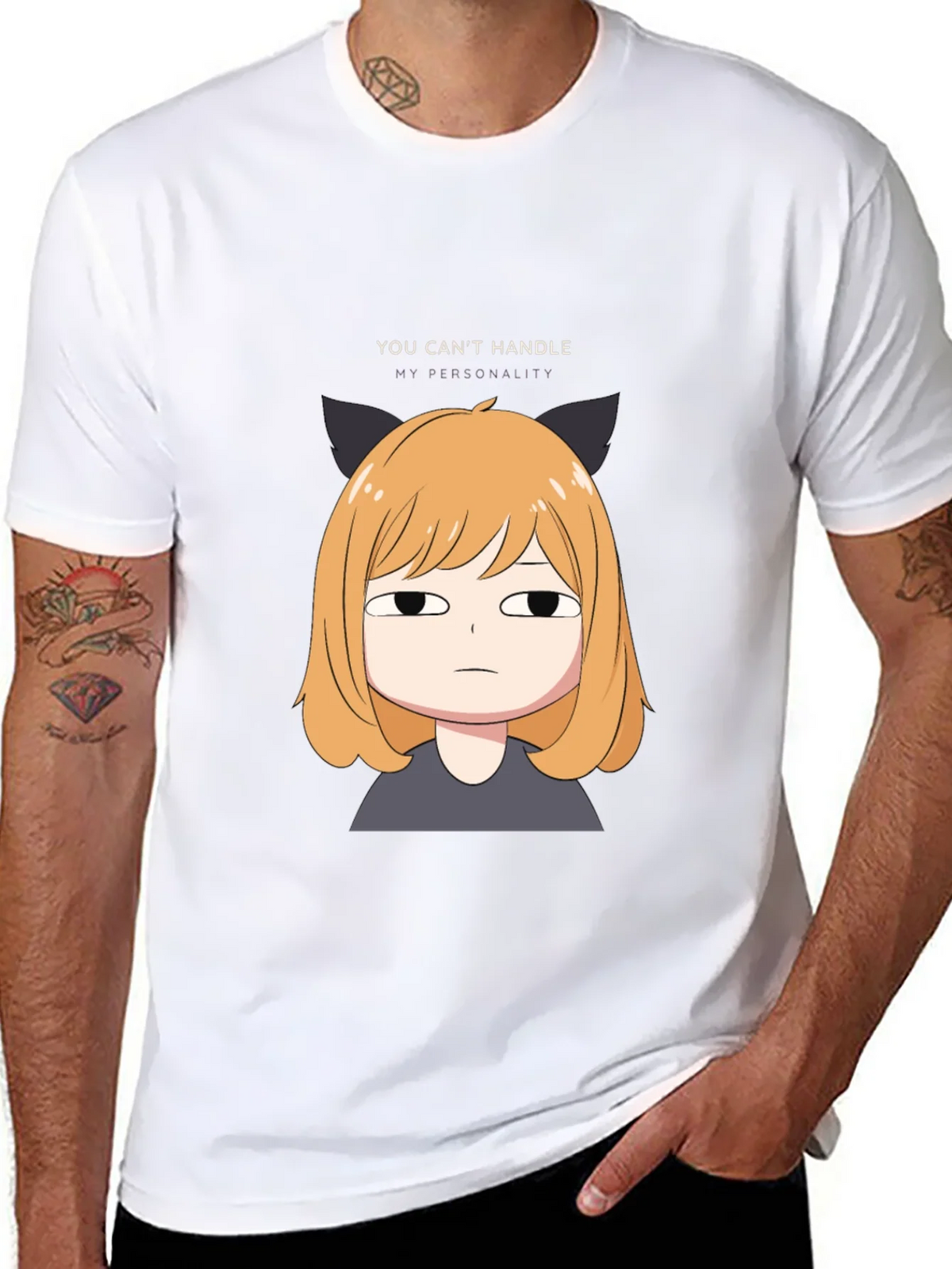 Sarcastic Anime Girl T-Shirt product image 7