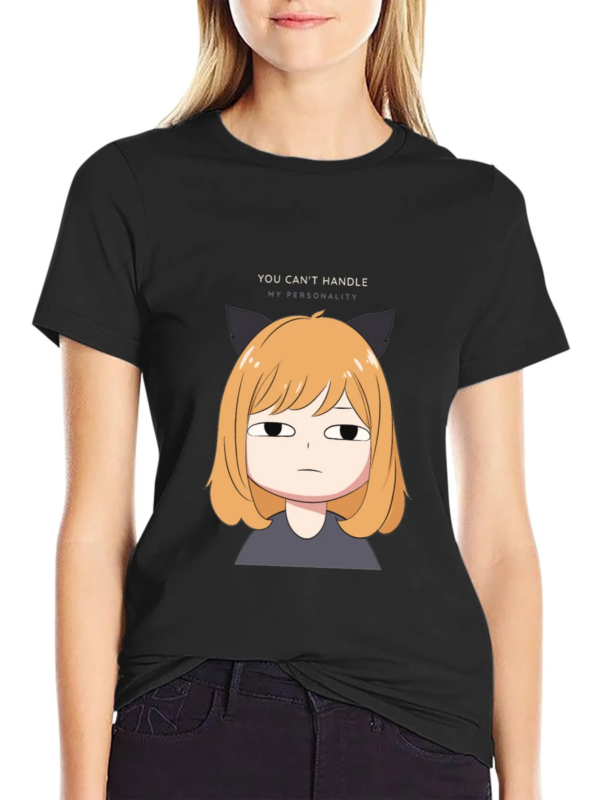 Sarcastic Anime Girl T-Shirt product image 2