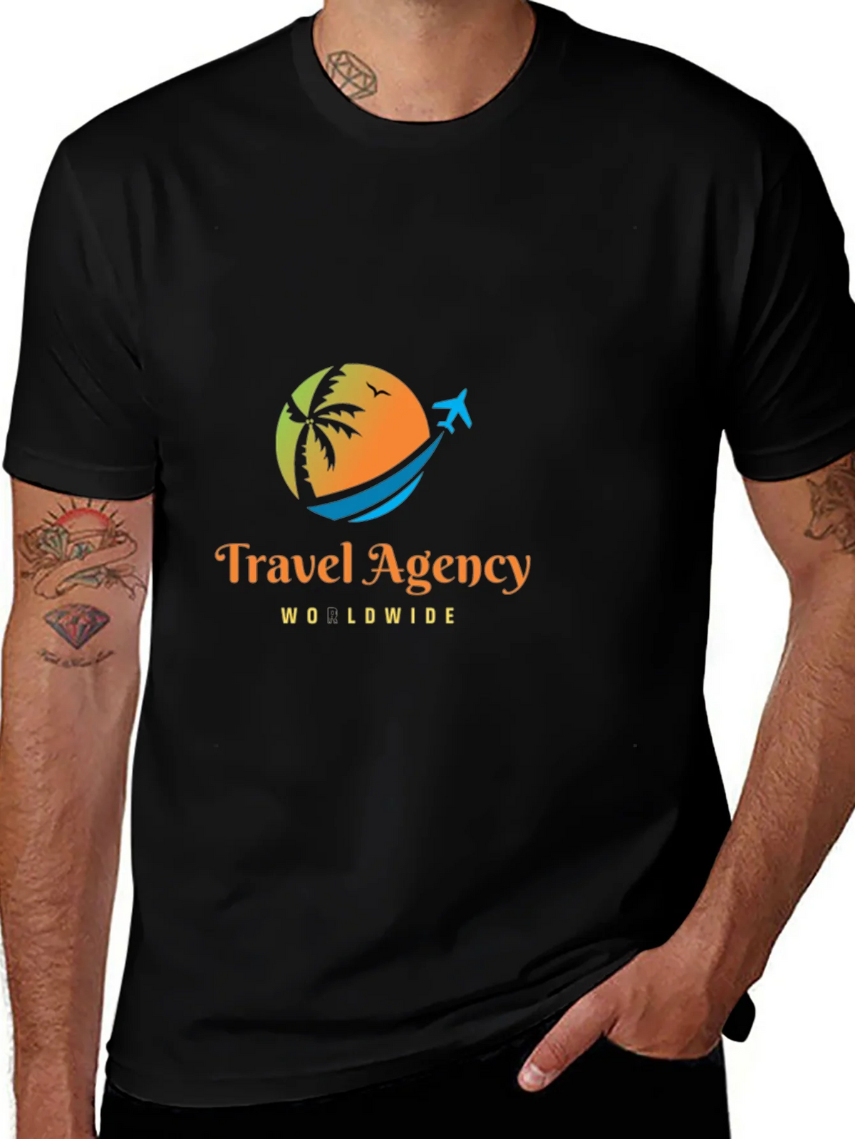 Travel Agency T-Shirt - Worldwide Adventure product image 1