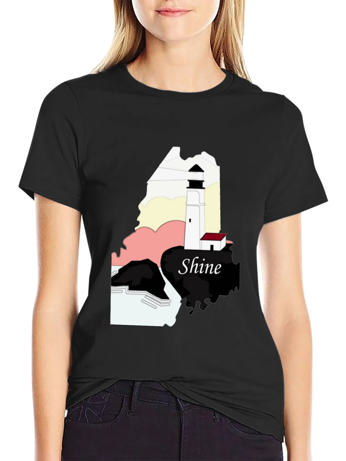 Shine Lighthouse Graphic Tee product image 2