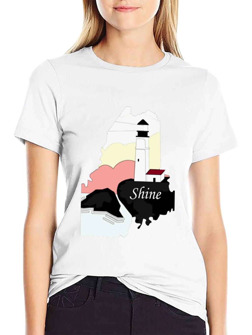 Shine Lighthouse Graphic Tee product image 8