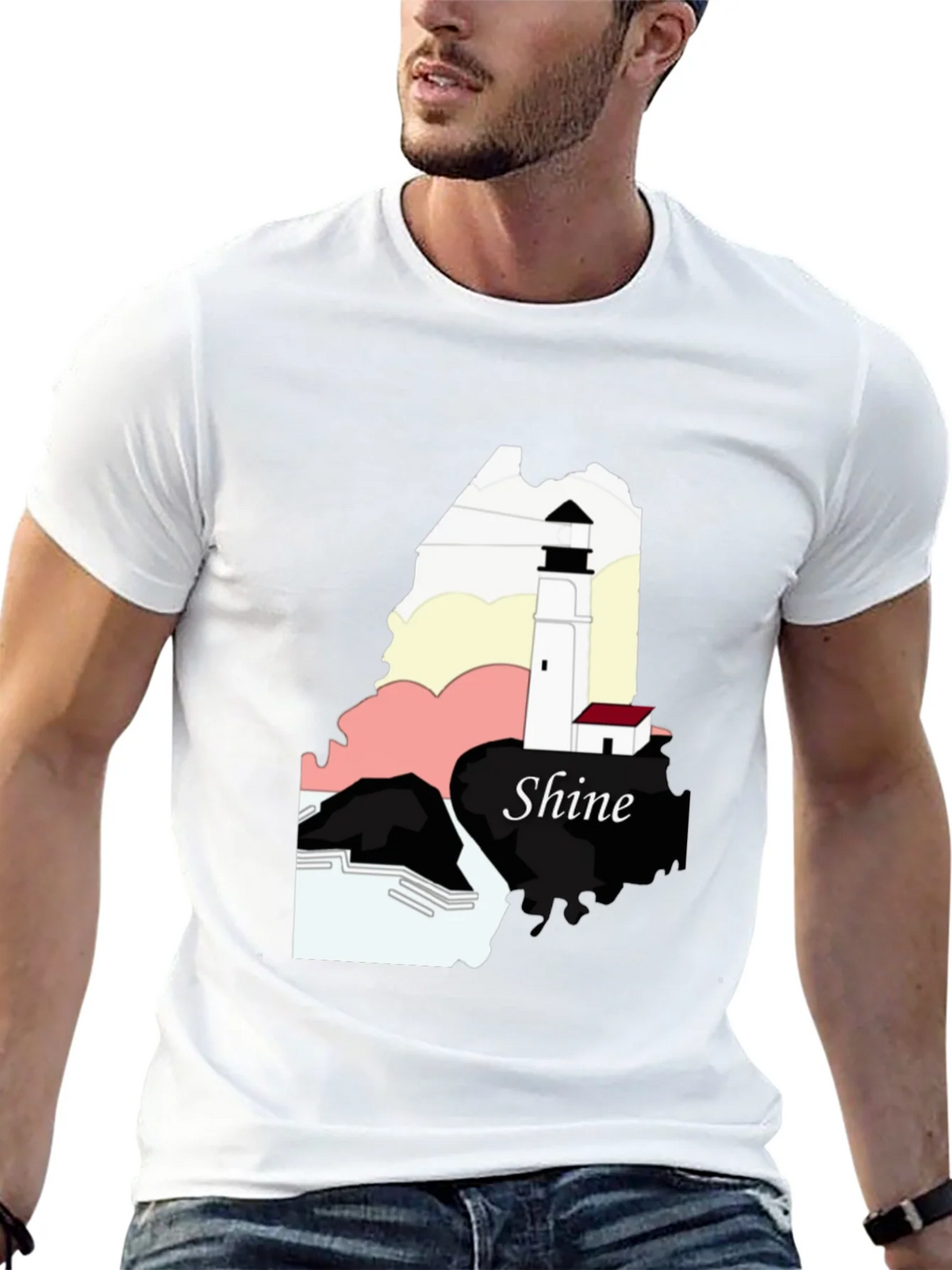 Shine Lighthouse Graphic Tee product image 12