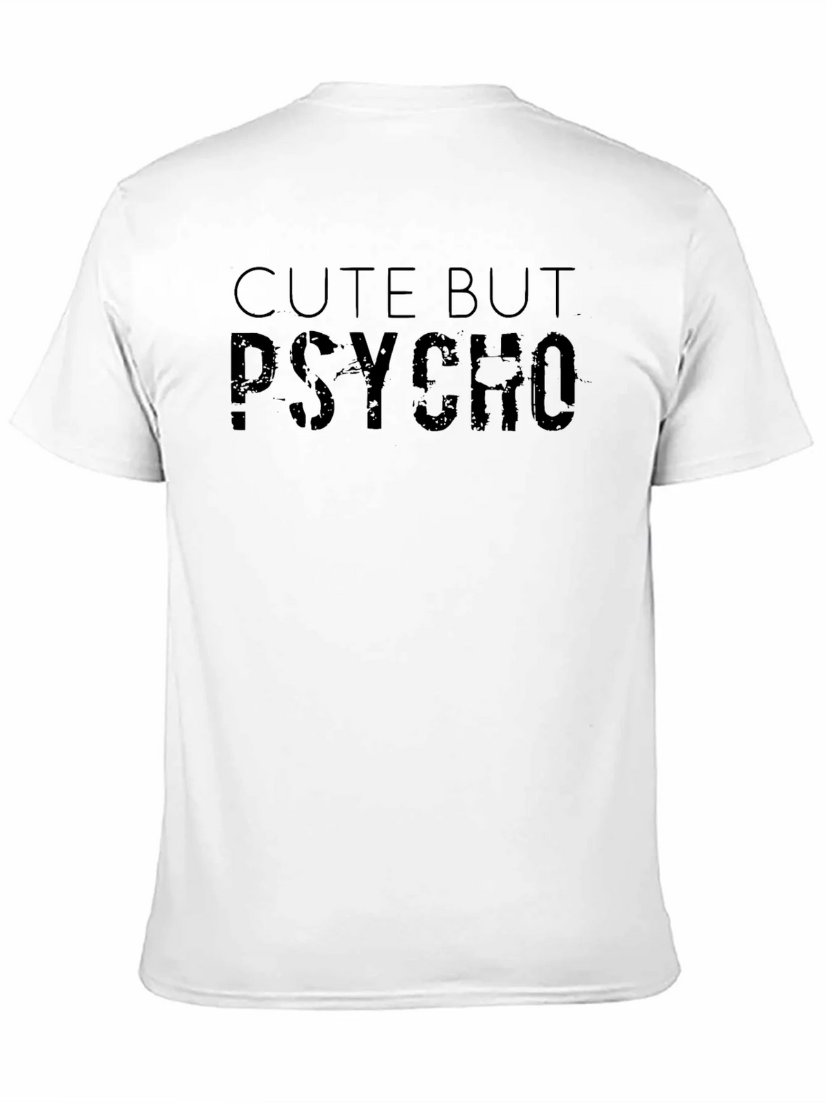 Cute But Psycho Black Graphic T-Shirt product image 8