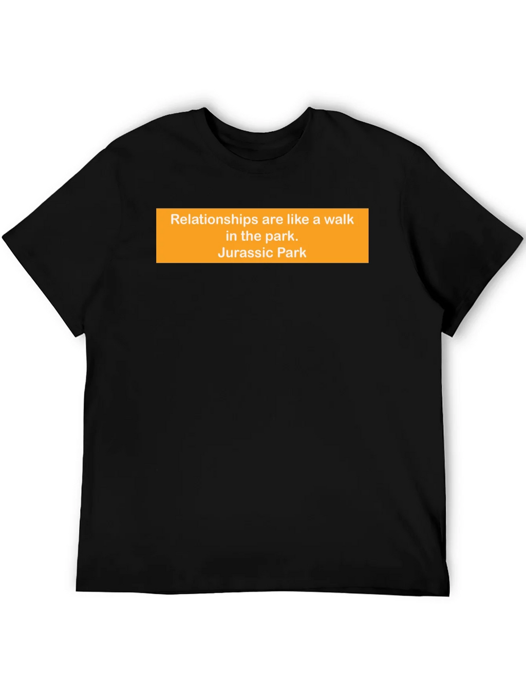 Relationships Jurassic Park Funny Black T-Shirt product image 5