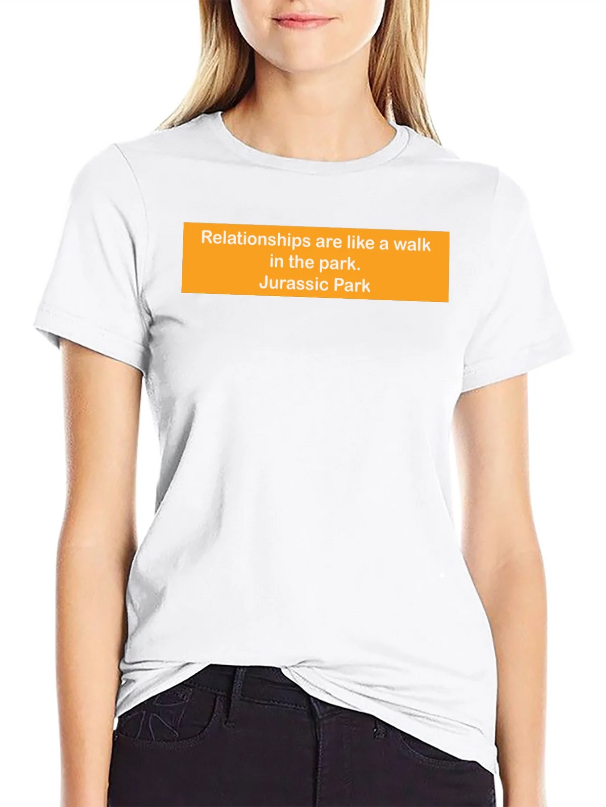 Relationships Jurassic Park Funny Black T-Shirt product image 8