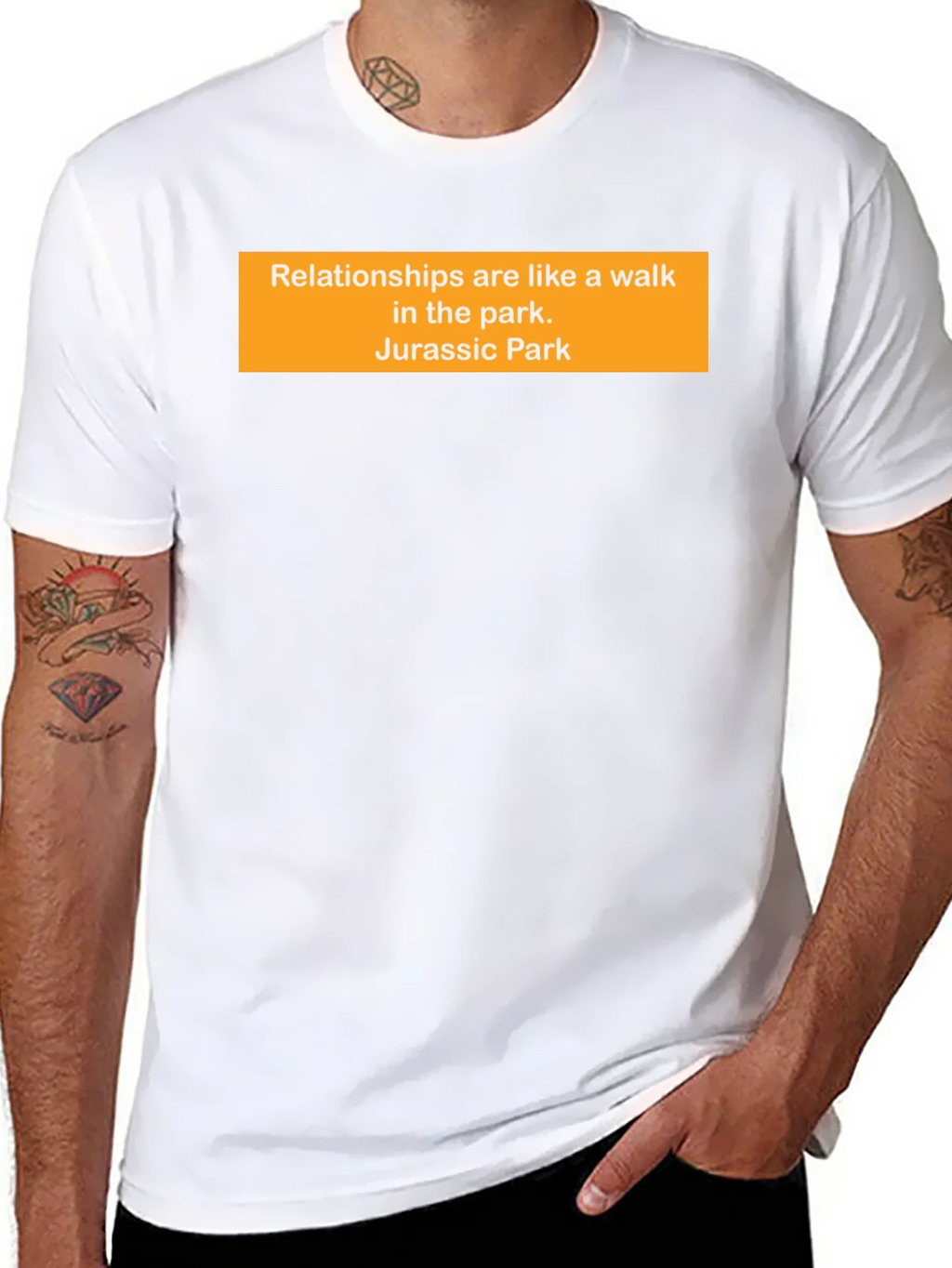 Relationships Jurassic Park Funny Black T-Shirt product image 7