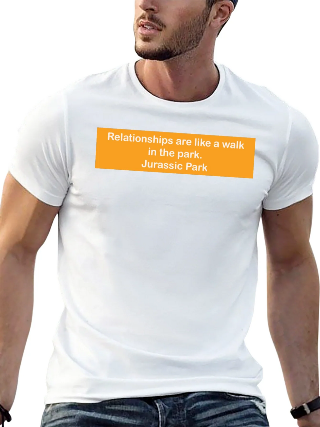 Relationships Jurassic Park Funny Black T-Shirt product image 12
