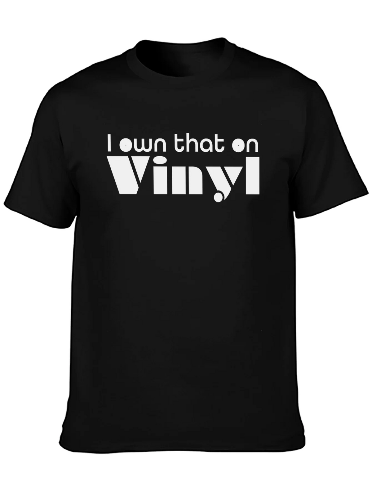 I Own That on Vinyl Black T-Shirt product image 3