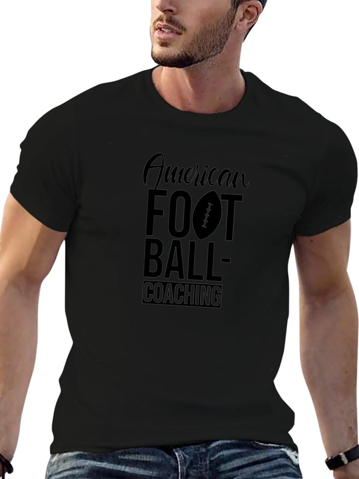 American Football Coaching Graphic T-Shirt product image 4