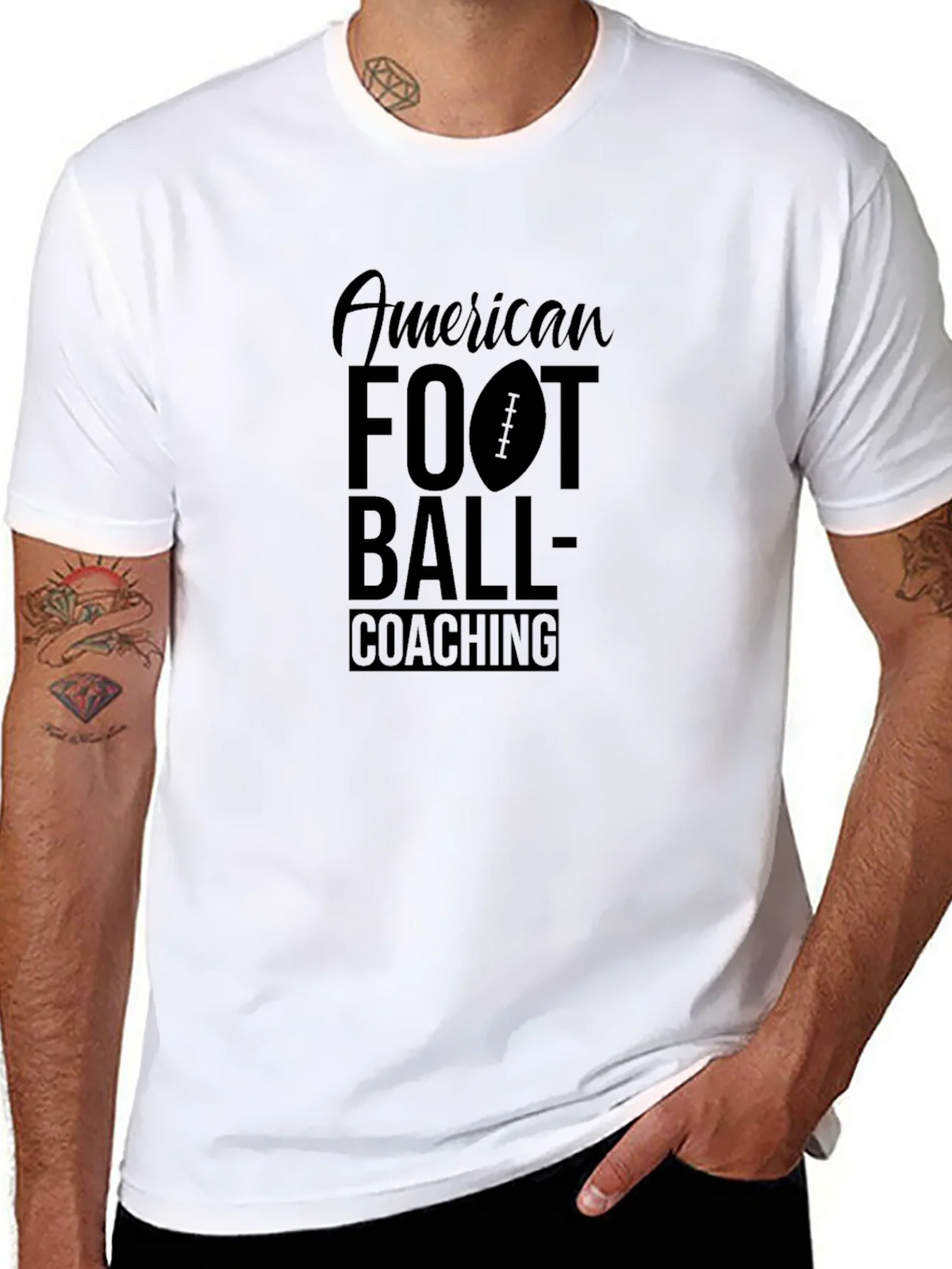 American Football Coaching Graphic T-Shirt product image 5