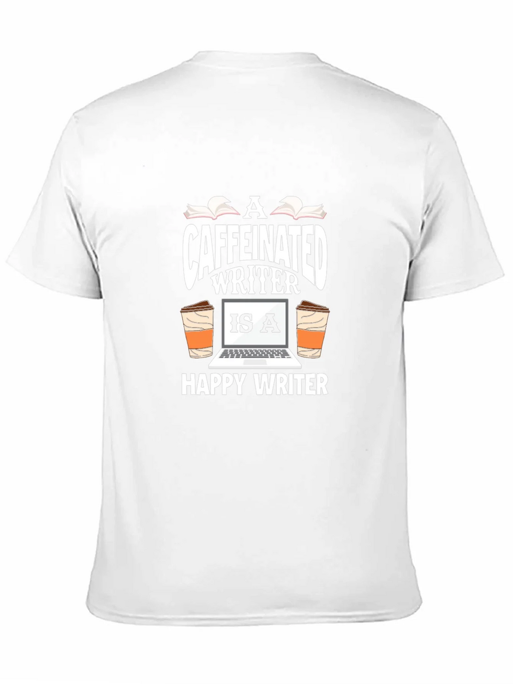 Caffeinated Writer Graphic T-Shirt product image 10