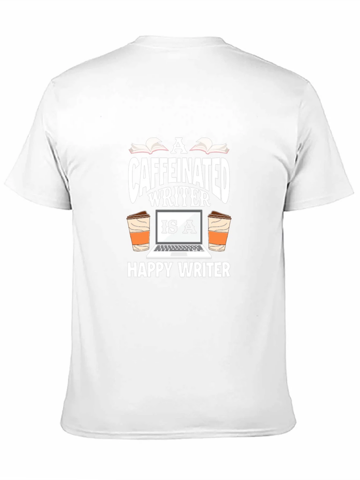Caffeinated Writer Graphic T-Shirt product image 10
