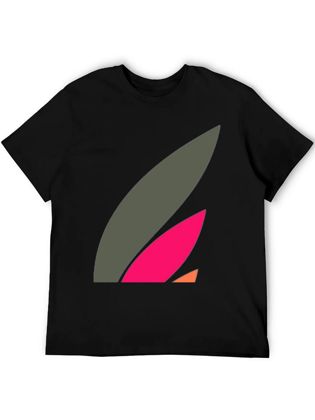 Abstract Graphic Black Tee - Modern Casual Style product image 5