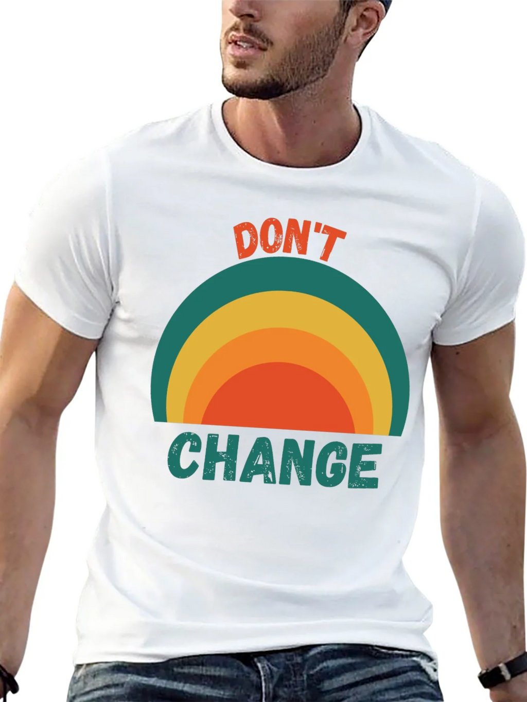 Retro Dont Change Graphic Tee product image 11