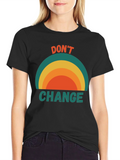Retro Dont Change Graphic Tee product image 1