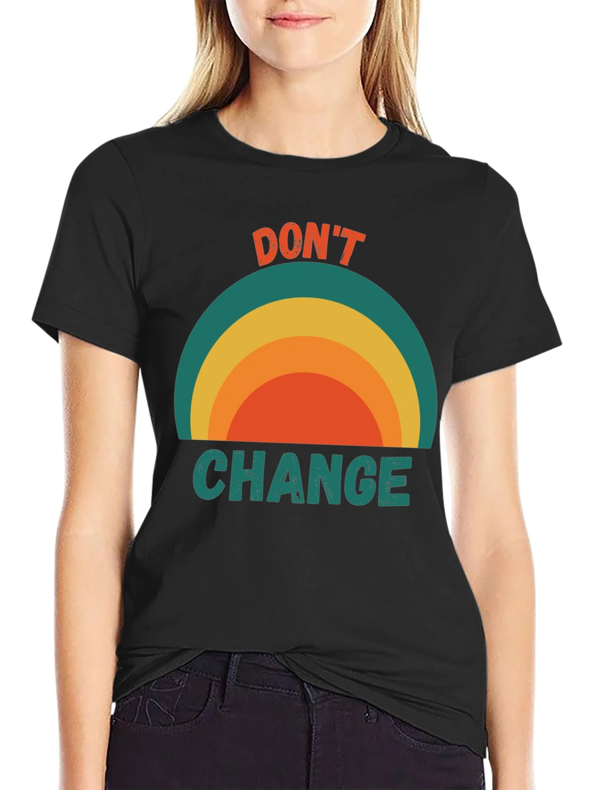 Retro Dont Change Graphic Tee product image 1