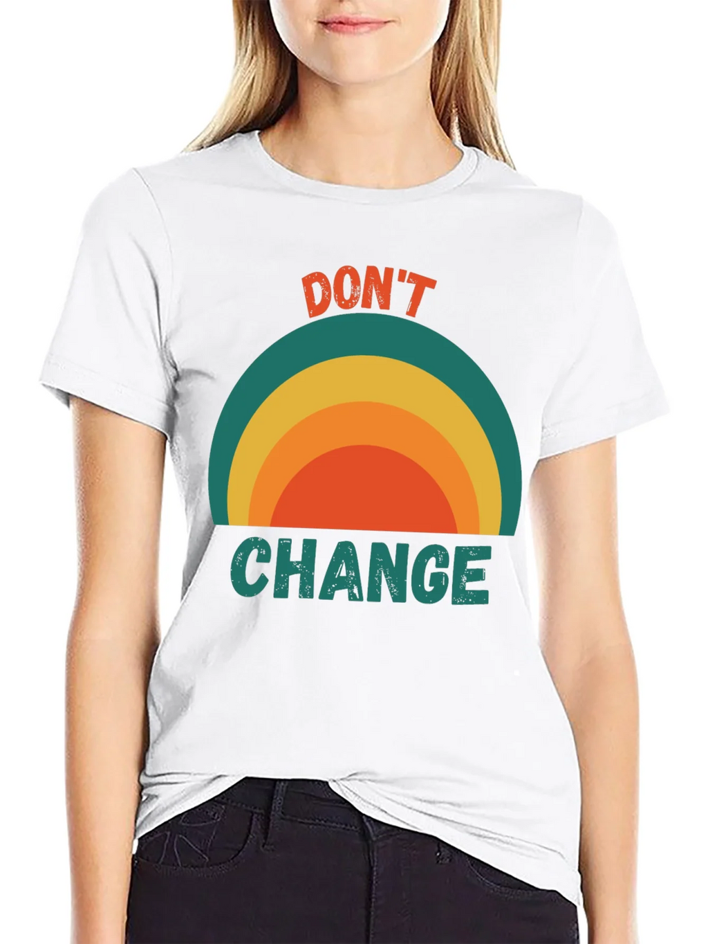 Retro Dont Change Graphic Tee product image 7