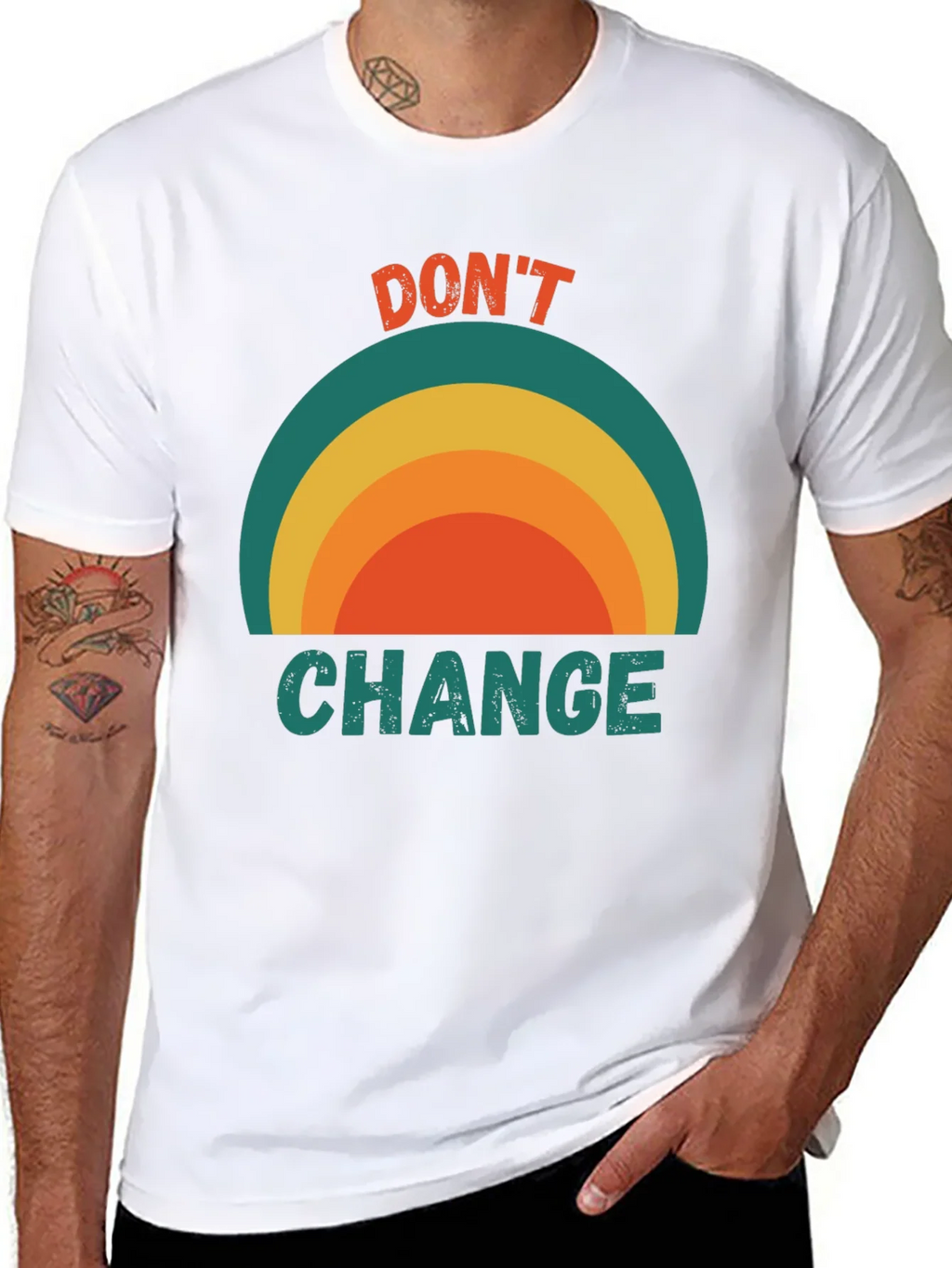 Retro Dont Change Graphic Tee product image 6