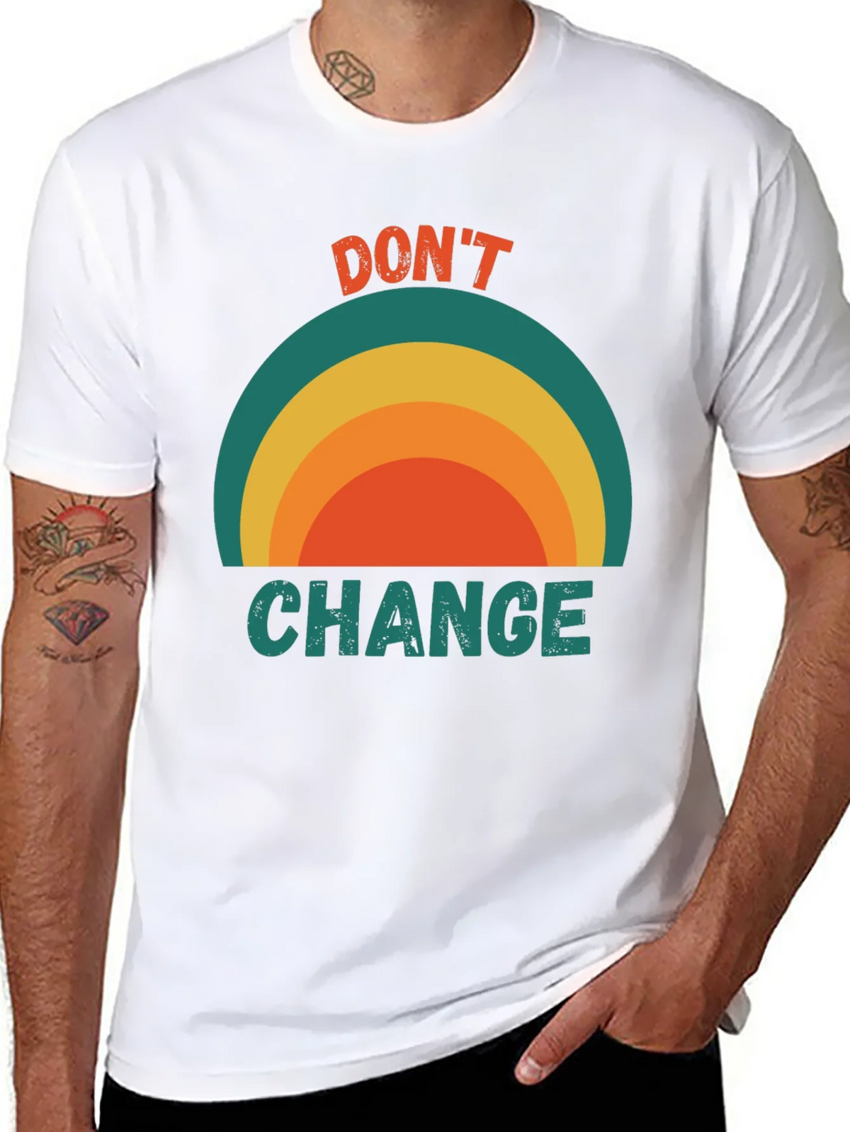Retro Dont Change Graphic Tee product image 6