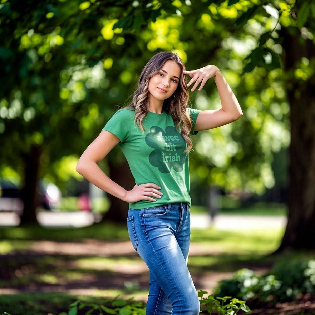 A Wee Bit Irish Women's T Shirt product image 2