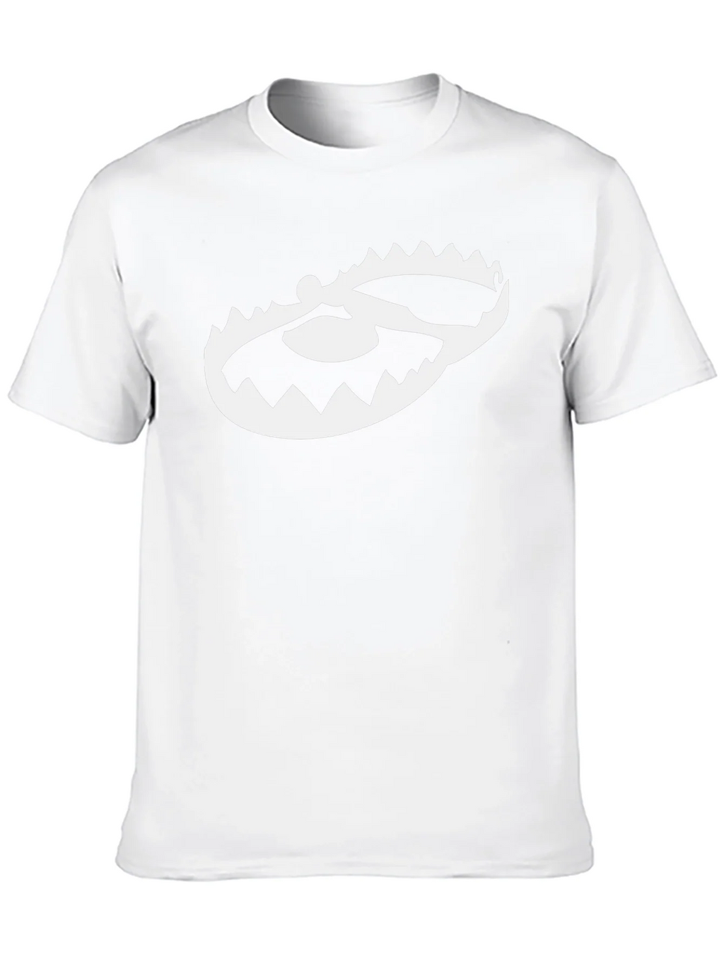 Mens Black T-Shirt with Trap Graphic product image 9