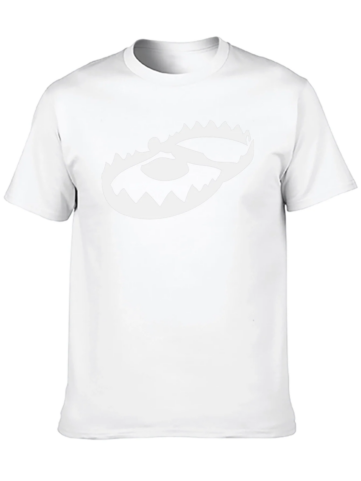 Mens Black T-Shirt with Trap Graphic product image 9