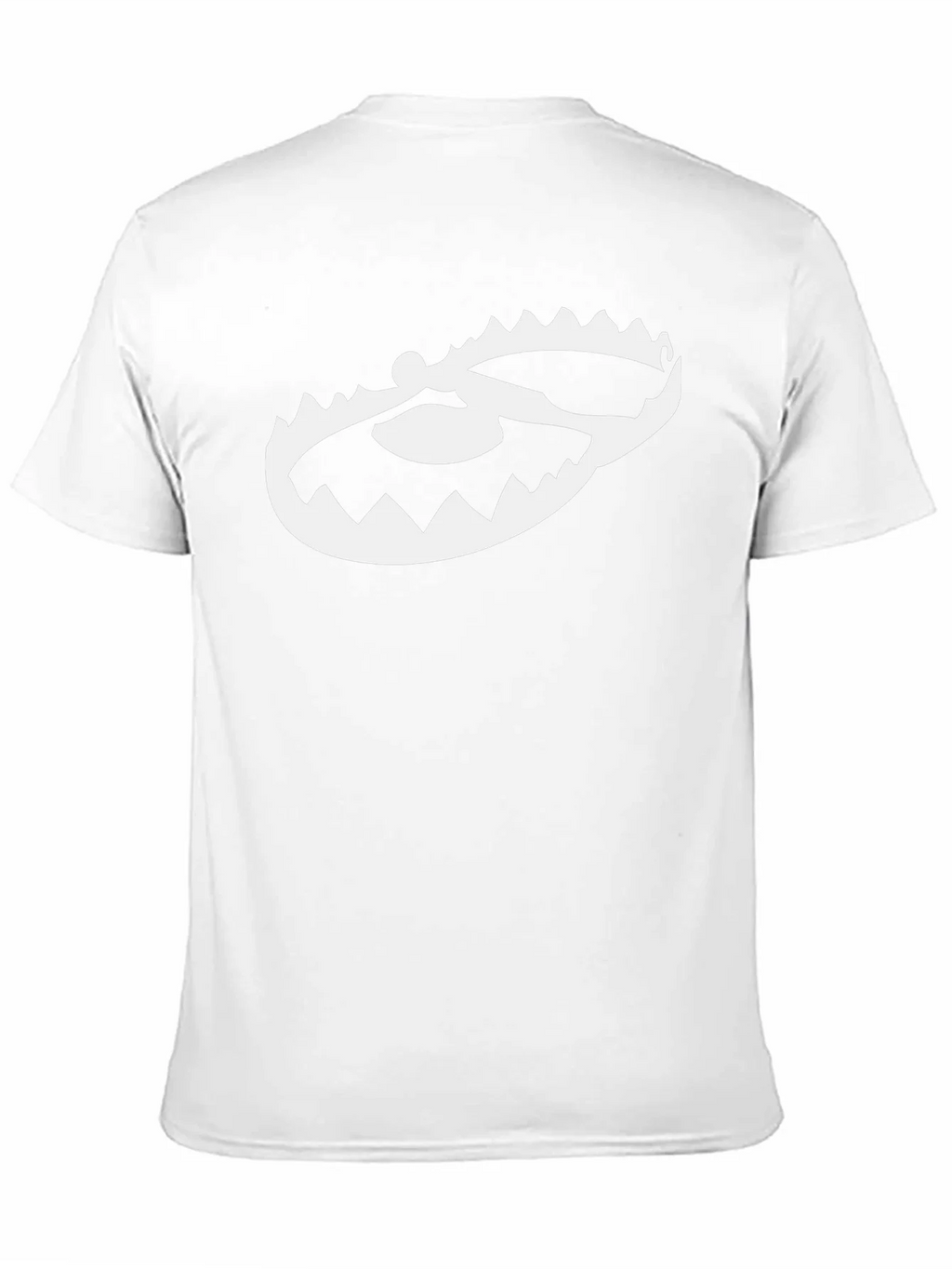 Mens Black T-Shirt with Trap Graphic product image 10