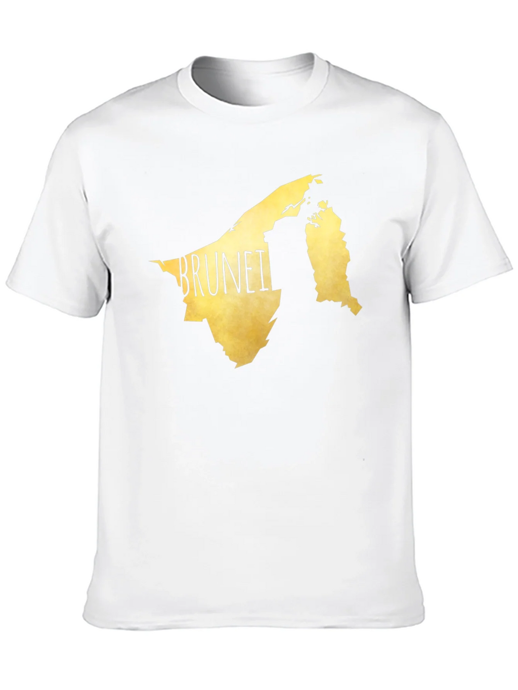 Brunei Map Graphic Tee - Black Cotton Casual T-Shirt product image 9