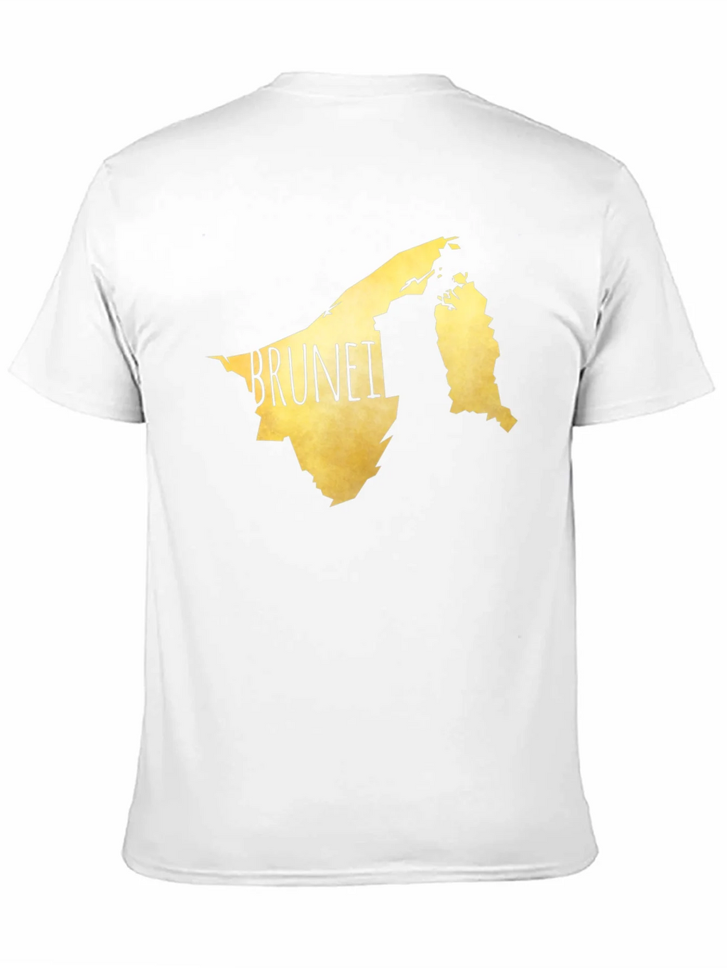 Brunei Map Graphic Tee - Black Cotton Casual T-Shirt product image 10