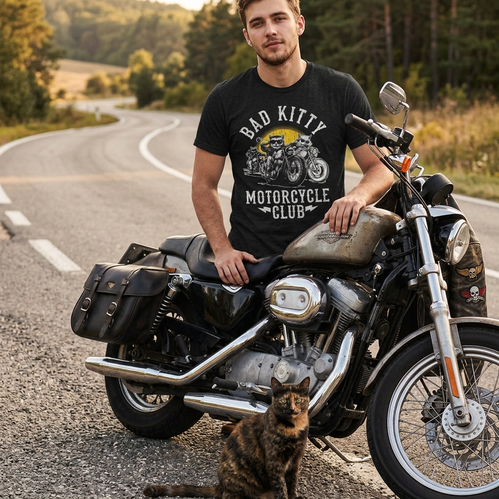 Bad Kitty Motorcycle Club Men's T Shirt product image 2
