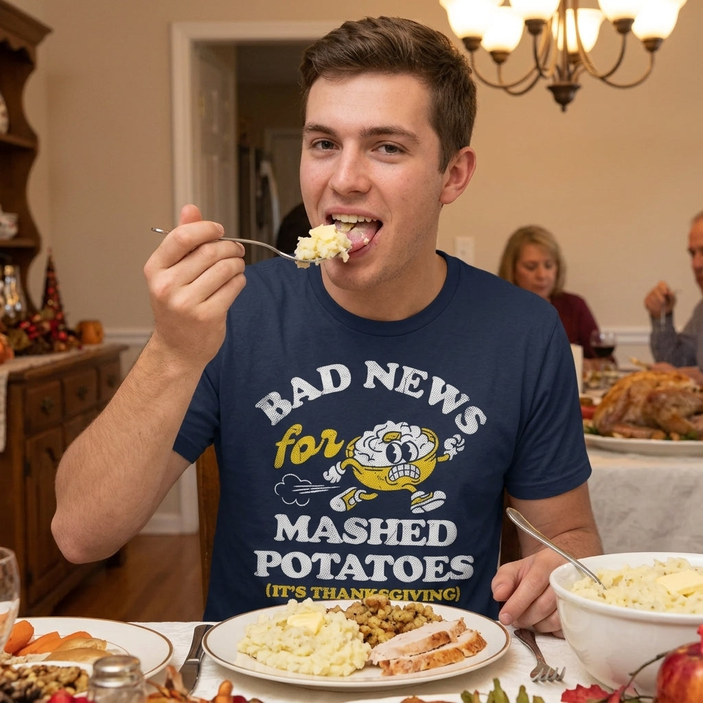 Its A Bad Day To Be Mashed Potatoes Men's T Shirt product image 2