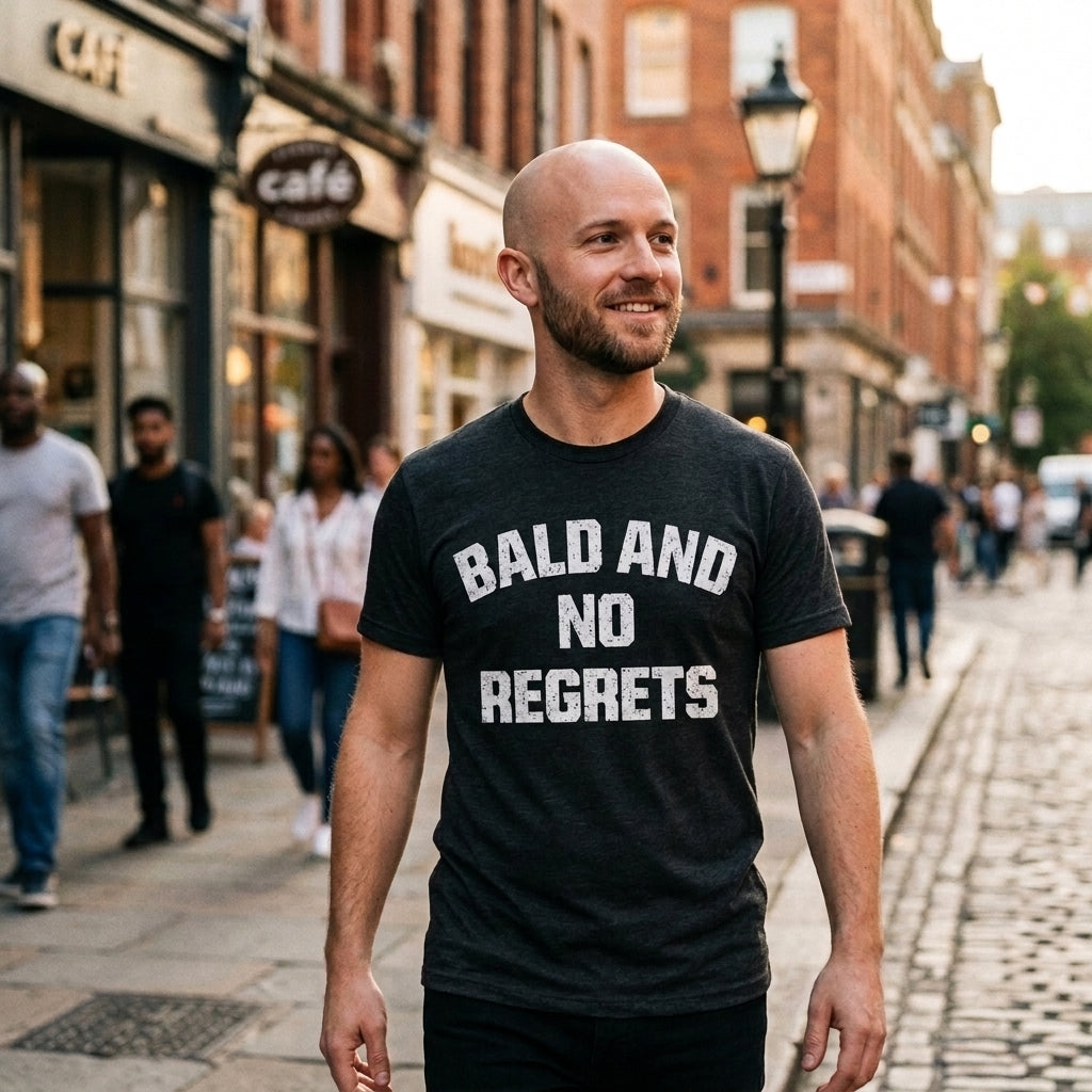 Bald And No Regrets Men's T Shirt product image 4