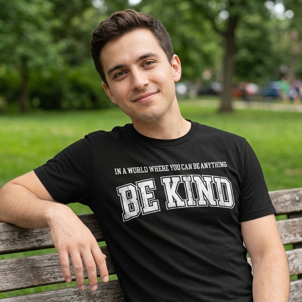 In A World Where You Can Be Anything Be Kind Men's T Shirt product image 2