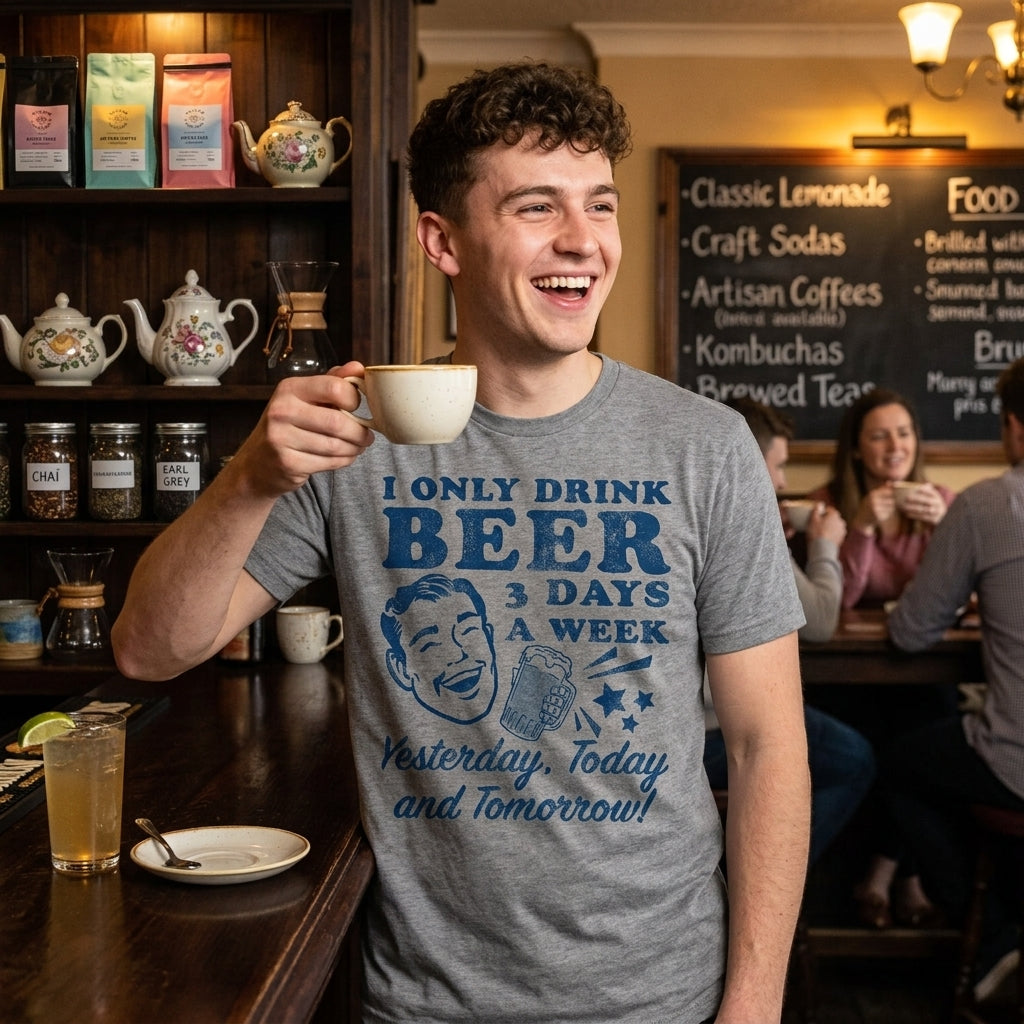 I Only Drink Beer 3 Days A Week Men's T Shirt product image 2