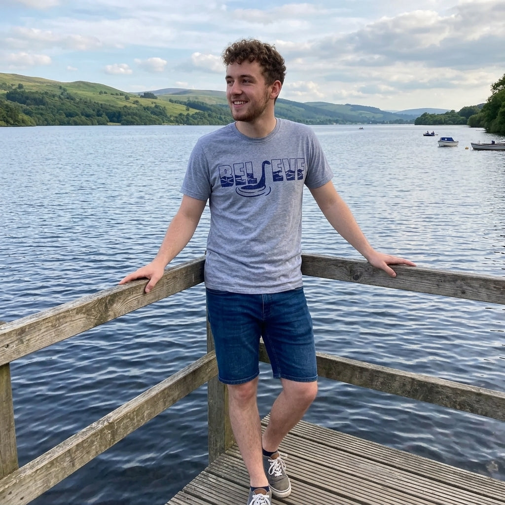 Believe Nessie Men's T Shirt product image 2