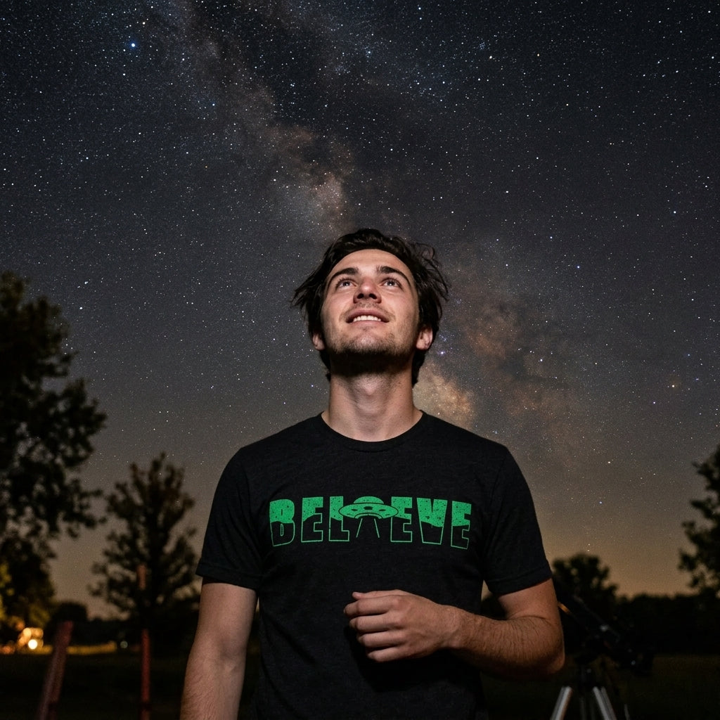 Believe UFO Men's T Shirt product image 2