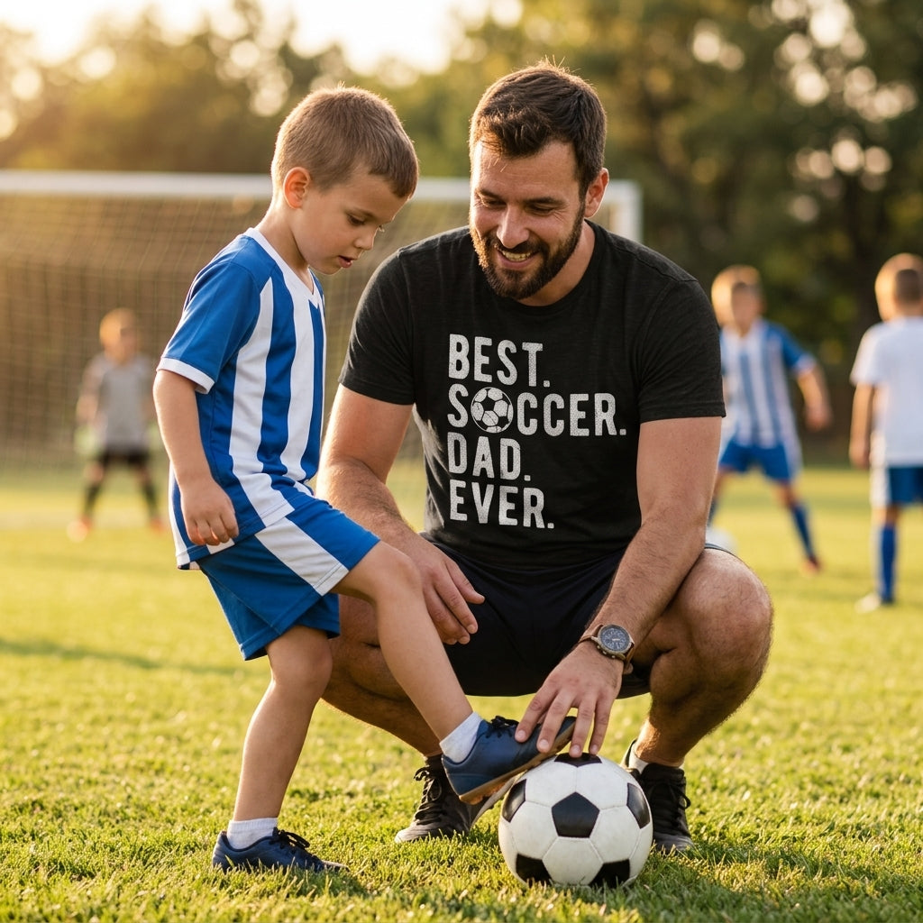 Best Soccer Dad Ever Men's T Shirt product image 2