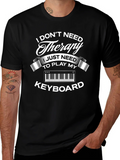 Therapy Keyboard Black T-Shirt product image 1