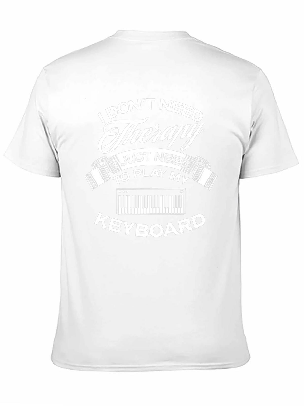 Therapy Keyboard Black T-Shirt product image 8