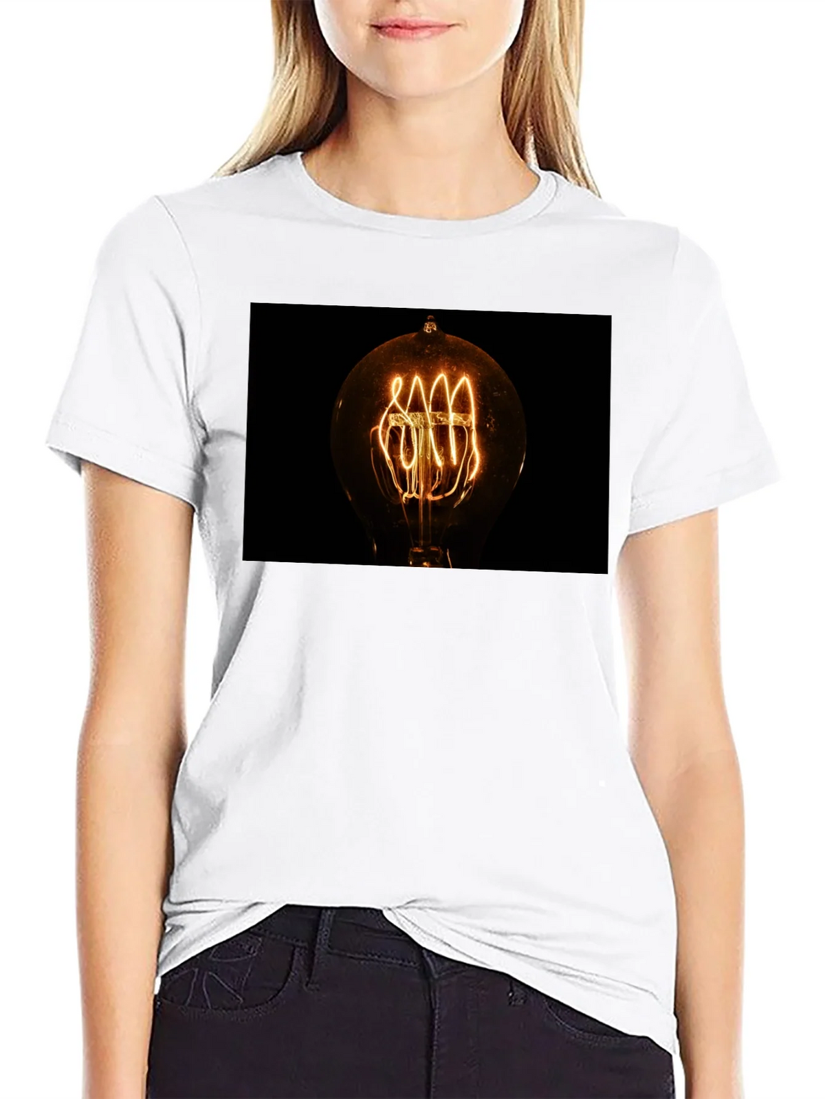 Vintage Filament Bulb Graphic Tee product image 5