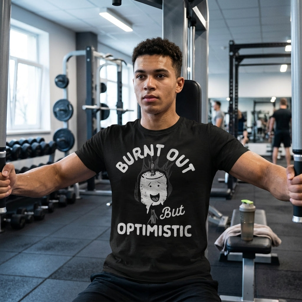 Burnt Out But Optimistic Men's T Shirt product image 2