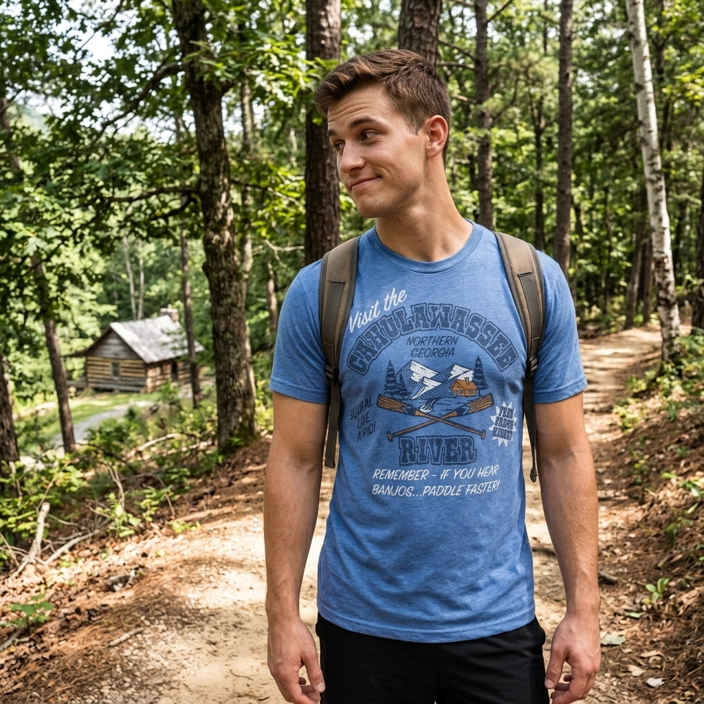 Visit The Cahulawassee River Men's T Shirt product image 2