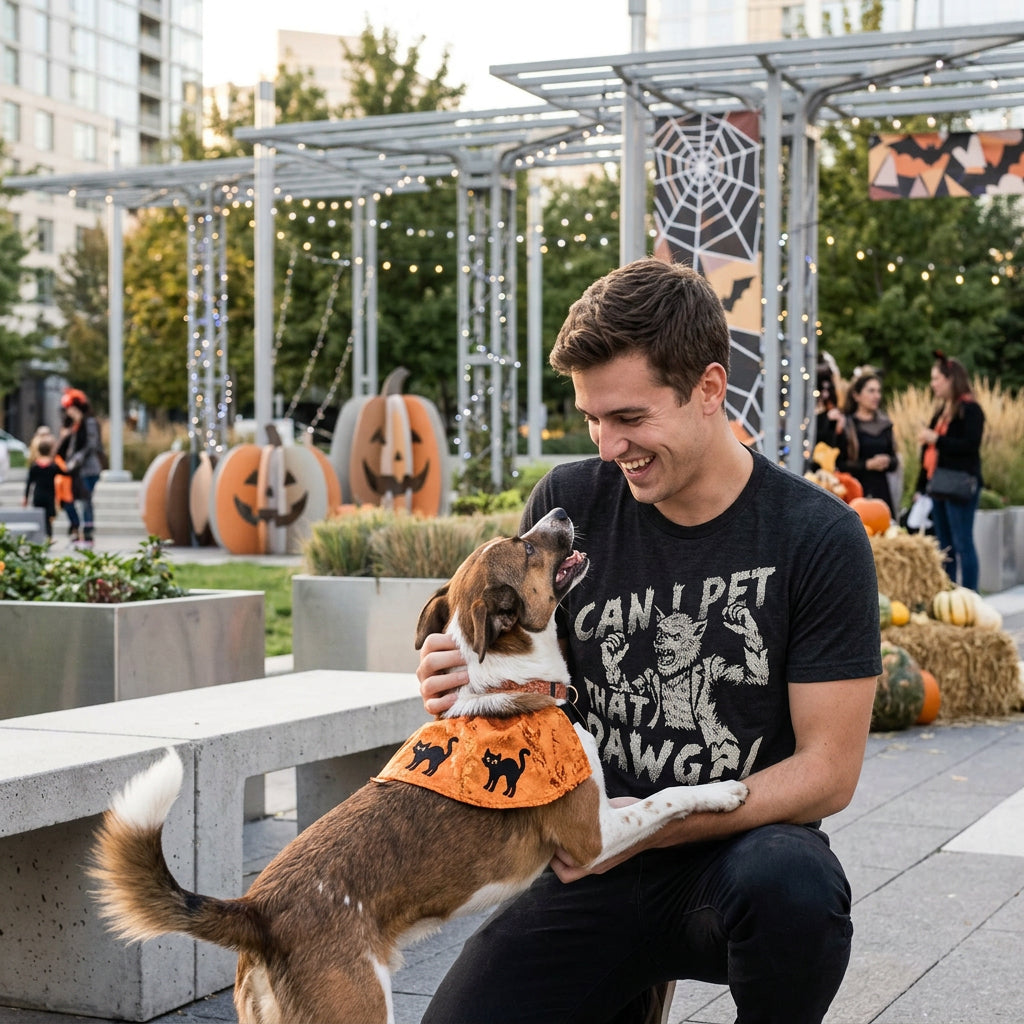 Can I Pet That Dog Werewolf Men's T Shirt product image 2