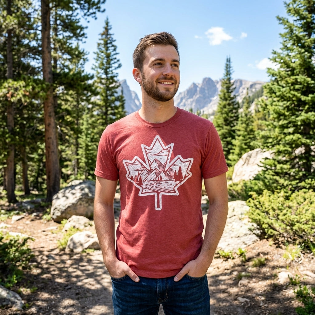 Canadian Maple Leaf Men's T Shirt product image 2