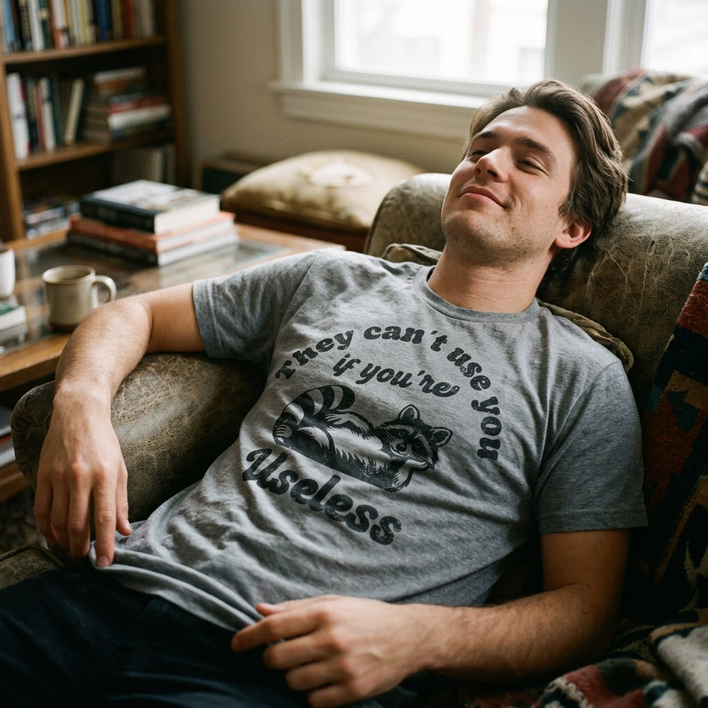 They Cant Use You If Youre Useless Men's T Shirt product image 2